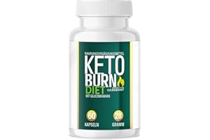 KETO BURN DIET® – Das Original – Stoffwechsel Kapseln – Hochdosiert mit Glucomannan – Unterstützung beim Abnehmen - Nahrungsergänzung für Frauen und Männer – schnell & endlich - 60 Premium Kapseln