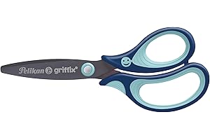Pelikan Griffix School Scissors for Right-Handed/Left-Handed Users for Right-Handers Value not Found Blue