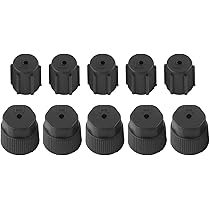 10 Tappi Di Servizio Per Aria Condizionata Auto - R134a, 13mm E 16mm, Per Porte Di Ricarica