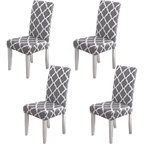 Housses De Chaise Extensibles HZDHCLH - Lot De 6, Lavables, Pour Salle à Manger Et événements