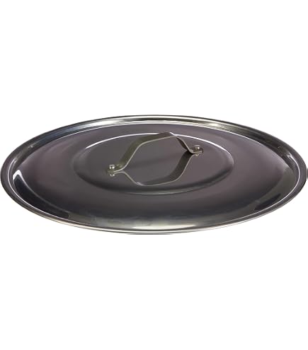 Tegame Agnelli Antiaderente Alluminio 32 Cm Con Coperchio Acciaio 28 Cm - Set Padella Coperta