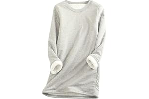 AMhomely Christmas Sweatshirt for Women - Thick Fleece Sweatshirt Casual Pullover Christmas Velvet Warm Underwear Tops for Work Officce, Multicolor, XXL