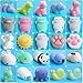 Price comparison product image Mochi Stress Animals Toys, Outee 25 Pcs Mini Mochi Squishy Mochi Animal Cat Squishy Mini Squishy Stress Relief Animals Squihsy Squeeze Stress Cat Toys Mochi Squeeze Squishies Random