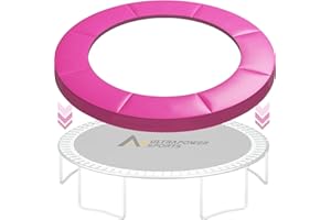 ULTRAPOWER SPORTS Cojín de Protección de Trampolín Ø 244 305 366 396 397 400 426 427 430 cm Cojín de Seguridad Repuesto Protector Cama Elastica Funda Protectora para Cama Elástica Resistente a los Rayos UV Antidesgarro
