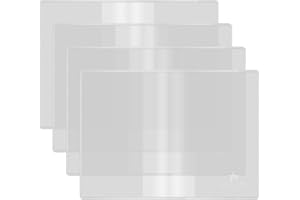 AMATHINGS Etui na dowód zwierzęcia domowego, przezroczyste i wodoodporne – etui na kartę bezpieczeństwa UE – etui na kartę szczepień – etui ochronne na identyfikator zwierząt domowych przezroczyste,