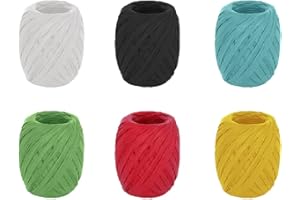 INNSPIRO 99810 - Packung Papierbast 6 Farben 4mm.x30m.SP, SP-99810