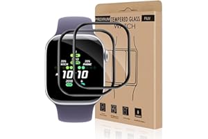 Carantee 2 Pièces Verre Trempé pour Apple Watch Series 11(46mm) Film Protection Écran, Bubble Free Tactile sensible, Couverture 3D Anti-Rayures, Ultra Slim HD Apple Watch 11 46mm Vitre Protection