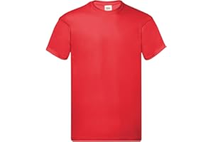 Fruit of The Loom Herren Original T Kurzärmeliges Rundhals-T-Shirt (1er Pack)