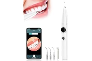 KOURIC Visiv Reinigungs-Set für die Zahnreinigung, tragbar Zahnreinigung Set mit Reinigungsköpfe Wasserdicht & USB Wiederaufladbar,Zahnreinigung Zwischenräume geeignet für Menschen/Hund/Katzen