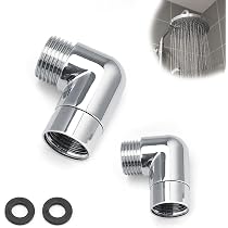 Estensione del braccio doccia,tubo di prolunga per doccia rotondo da 20 cm, braccio di prolunga per soffione doccia G 1/2 | Leroy Merlin
