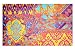 Produktbild LifeStyle-Mat Designer Fussmatte Haustür – Fussmatten Rutschfest und waschbar – Schmutzfangmatte/Fussabstreifer – VIOLETT67x110cm