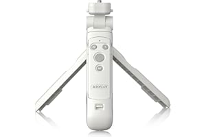 AODELAN Kabellose Kamera-Fernbedienung, Stativgriff für Canon EOS RP, R5, R6, M50, 6D Mark II, 77D, 850D, 800D, 200D, 250D, Rebel SL2, T7i, T8i, 90D, M6 Mark II (Weiß)