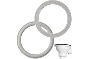 YOUR DAY MATE Junta de repuesto para válvula de desagüe de fregadero, 1 x, para válvula de desagüe de Ø 62,5 mm - 1 1/4 pulgadas, reparar en lugar de desechar, 1 junta de repuesto, para válvula de desagüe de cocina