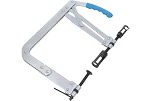 GEPCO ADVANCED TECHNOLOGY GEPCO Ventilfederspanner | Ventilfeder Werkzeug für Diesel & Benzin Motoren 35 – 200 mm Ausbau | Profi KFZ Werkzeug Universal | 2 Druckstücke 25/30 mm