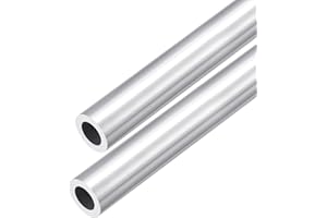 DMiotech 2pz (22mm OD x 14mm ID) Tubo Tondo in Alluminio 6063 Lunghezza 300mm Tubazione Industriale per Costruzione Telaio Macchinari Progetti Fai Da Te