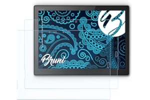 Bruni Película Protectora compatible con Lenovo ThinkPad X1 Tablet 3rd Gen. 2018 Protector Película, claro Lámina Protectora (2X)