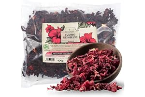 FRISAFRAN | Hibiskusblommor 400g | Jamaicanskt vatten | | Jamaica blomma | Hibiskus | Hibiskusinfusion | Hibiskuste | Hudreparation | Bulk Hibiscus
