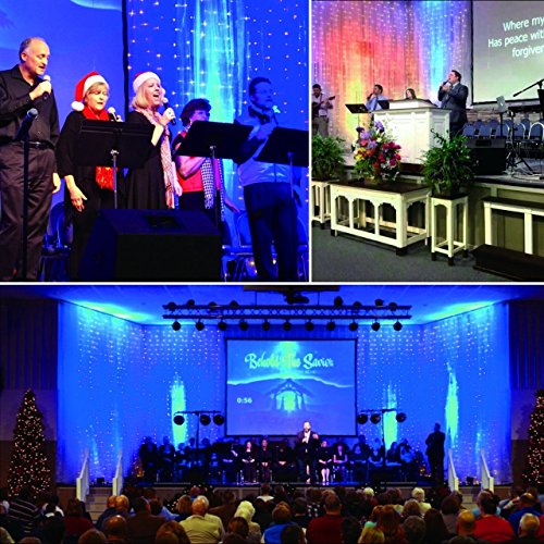 comprare on line Eyourlife Par LED DMX 512 Faro LED 64 RGBW Proiettore Strobo Effetto Colori 54 x 3W con UE Presa Luce di Fase DJ Discoteca KTV Club Festa Matrimonio - 1 Pezzo prezzo