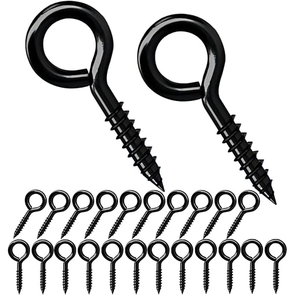 Eye Screws For Wood ECKJ 1000Pcs Screw Eyes Assortment Kit
