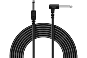 WEIBANG Guitar Cable 1.5m Instrument Cable，Jack to Jack Cable 6.35mm for Electric Guitar, Bass, Amplifier, Mixer, Keyboard, Microphone