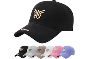 Enwokran Gorra de béisbol, Unisex Algodón Gorra el Sol Moda Bordado Gorra Running Hombre Mujer Ajustable Sombrero Verano Gorra Beisbol