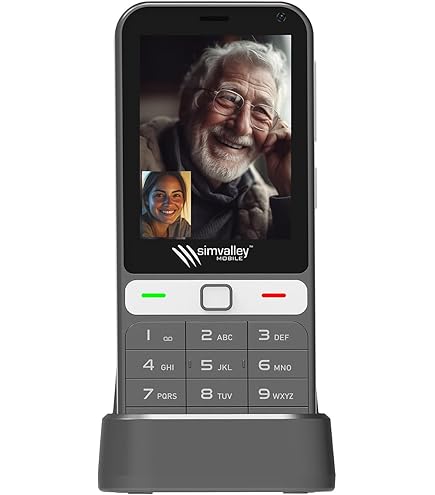 Téléphone à Clapet Smartphone Senior - Simple D'usage - Touche SOS GPS - Compatible Appareils Auditifs Doro Aurora A30