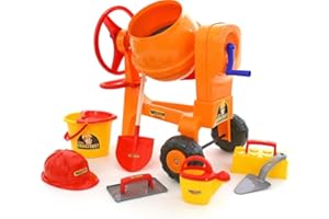 WADER QUALITY TOYS POLESIE 50649 LICUADORA con Kit Obras 8 Piezas