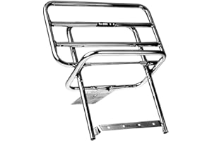 Porte-Bagages Faco 0200/C, Chrome arrière pour LML Star 125 2 Takt | LML Star 125 4 Takt | LML Star 150 4 Takt | LML Star 200 4 Takt | Vespa P 125 X VNX1T | Vespa P 150 X VLX1T | Vespa P 200 E VSX1T