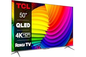 TCL 50RC630K 50-inch QLED Television, 4K Ultra HD, Roku TV (Smart TV with Dolby Vision & Audio, Onkyo Sound system, HDR 10+, compatible with Google assistant & Alexa)