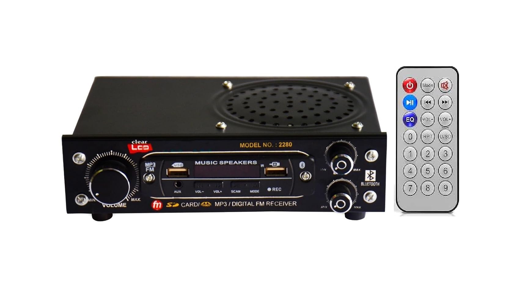 Tech-Unique AC/DC FM Radio Speaker Review: Bluetooth, USB, Mobile Charging, Aux FM (Black)