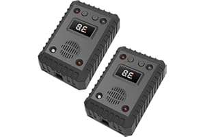 Homcoice 2 IN 1 Marderschreck für Autos/Innenräume 2PCS, professionelles Tierabwehr Ultraschall Dreifache Mausabwehrwirkung mit Stroboskoplichter & Alarmton, Fahrzeugschutz dachboden Nagetierschutz