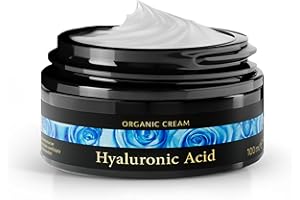 ‎SATINNATUREL BIO Hyaluron Creme Hochdosiert 100ml Mit Hyaluron + Aloe Vera + Vitamin E - 100% Vegan ✓ Anti Falten Creme ✓ Feuchtigkeitscreme, Moisturizer Face ✓ Gesichtscreme Männer & Frauen - Skincare