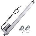 Homend DC12V 16inch Stroke Linear Actuator with Mounting Bracket 900N(225lbs) Maximum Lift 10mm/s for Recliner TV Table Lift Massage Bed Electric Sofa Linear Actuator