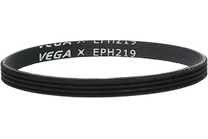 WOBEATER Replacement Long Drive Belt for Shark LA502 LA500 AZ2002 AZ2000 AZ2000W ZS362 ZS360 ZS360C ZS361C AZ1002 AZ1000 AX950 AX951 AX952 NV601UKT NV681uk Large Bristle Bar Brushroll Part Vega EPH219