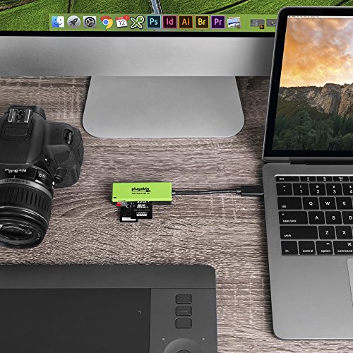 Plugable SuperSpeed USB 3.0 Flash-Speicher Kartenleser für Windows, Mac, Linux, und bestimmte Android Systeme – Unterstützt SD, SDHC, SDXC, Micro SD / T-Flash, MS, MS Pro Duo, MMC und mehr - 2
