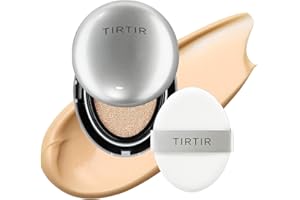 TIRTIR Aura Glow Korean Cushion Foundation Mit Silberfarbenem Kissen In Minigröße (23N Sand 0,15 Fl Oz) 23N Sand_New