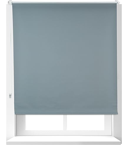 WOLTU TR5700an03 Rolgordijn verduisterend en thermisch zonder te boren,zijrolgordijn voor ramen en deuren 60x160cm,Antraciet