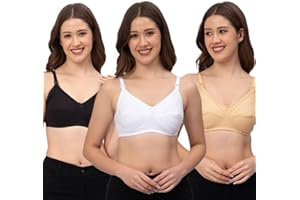 CEE 18 Cotton Non-Padded and Non-Wired Maternity Nursing Feeding Bra for Women |Post Pregnancy Easy to Breastfeed | Cup Size: