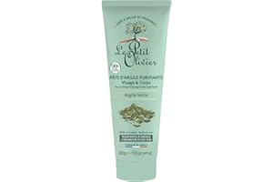 LE PETIT OLIVIER - Pâte D'Argile Purifiante - Argile Verte - Visage & Corps - Purifie - Peaux Mixtes A Grasses - 99% D'Origine Naturelle - Fabriqué en France - 300g