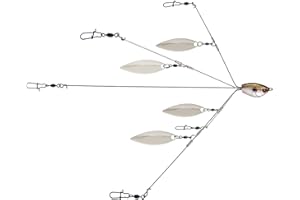 YUM LURES Yum YUmbrella Flash Mob Junior Ultralight Willow Blade - Aparejo de señuelo múltiple