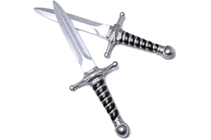 Hoappa PU Foam Dagger Weapon Toys for Costume Party Props, Halloween Foam Weapons Pretend Cosplay Novelty Dressing Up Props Toy, 2 Pack