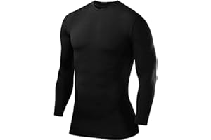 PowerLayer Compression Tops for Men Base Layers Men's Running Top Thermal Shirt