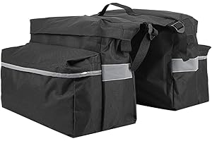 BANAPOY Motocyklowe Sakwy, Wodoodporny Motocyklowy Bagaż Podróżny Torba Podsiodłowa Płócienne Torby do Rzucania, Torba Po Stronie Silnika Torba na Sakwy Uniwersalna na Motocykl, Mortorbike, Dirt Bike, ATV