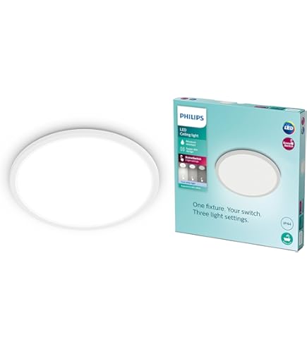 Nordlux LED Plafondlamp | 29.4 Cm | Oja | 3000-4000K | 1700 Lumen Ip54 15w Wit I13938 T8436
