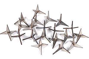 Fukaisu 20pz Punte Anti-Uccelli, Punte Anti-Foratura in Acciaio Inox per Pneumatici Dissuasore per Uccelli Efficace Strumento di Protezione del Territorio Tetti Recinzioni e Cornicioni