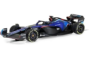 Scalextric Hornby Hobbies Ltd C4425 Williams Fw44-Alexander Albon 2022 Slot-Cars Formule 1 Rallye, Bleu, Échelle 1:32