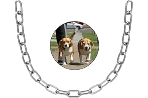 Stainless Steel Link Chain, Ekunbuy 304 Stainless Steel Link Proof Coil Chain Heavy Duty Chains Cable Safty Towing Chain for Trailer Swing Hanging Anti-Theft