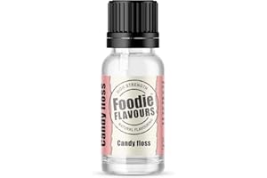 Foodie Flavours Candy Floss Natural Flavouring, High Strength - 15ml