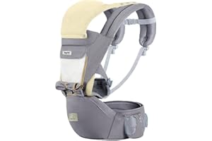 BABY FIRST Marsupio Neonati Ergonomico, Zaino Porta Bambino -Multifunzione 12 in 1–Regolabile e Leggero. Marsupio Uomo Donna. Morbido Cotone di Alta Qualità Certificata, Traspirante e Impermeabile Oxford®
