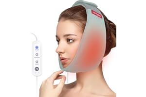 comfheat Cuscinetto riscaldante per il viso per sollievo TMJ, fascia riscaldata USB per recupero di mascella, mento, denti del giudizio, 3 impostazioni di calore regolabili, maschera riscaldata per